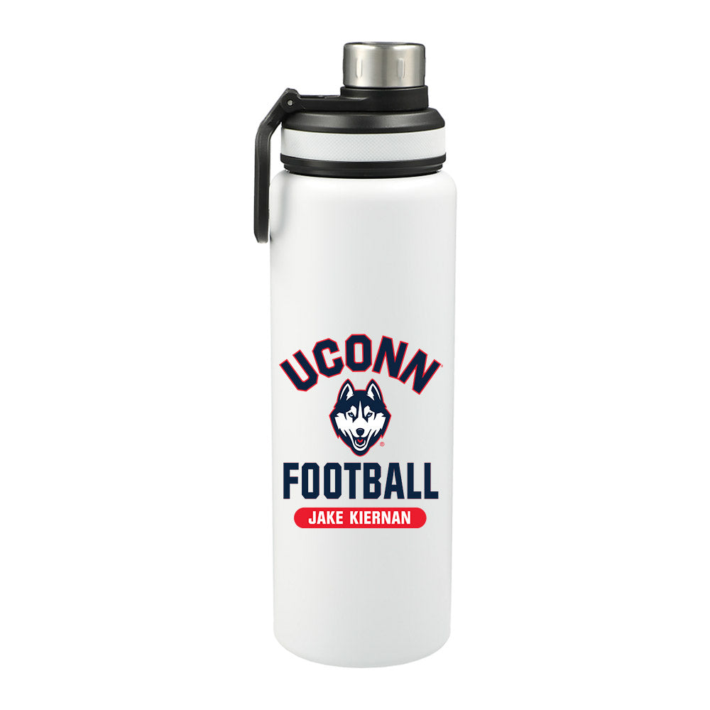 UConn - NCAA Football : Jake Kiernan - 32oz Stainless Steel Bottle-0