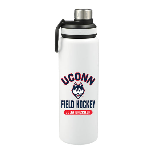 UConn - NCAA Women's Field Hockey : Julia Bressler - 32oz Stainless Steel Bottle-0