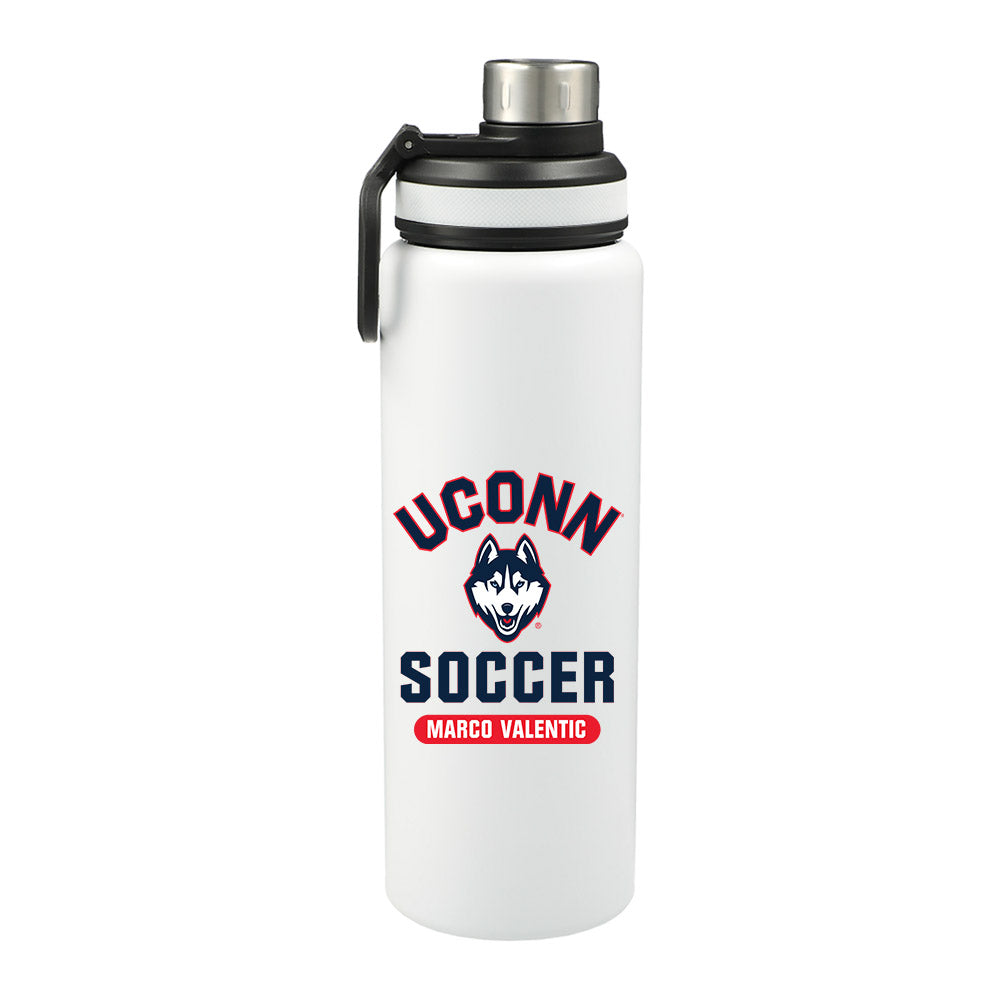 UConn - NCAA Men's Soccer : Marco Valentic - 32oz Stainless Steel Bottle-0