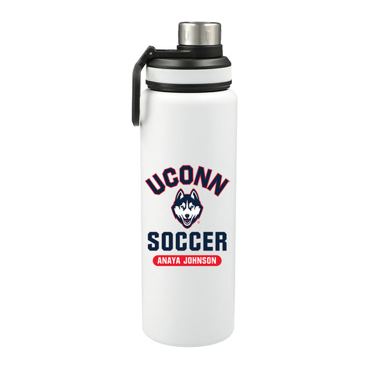 UConn - NCAA Women's Soccer : Anaya Johnson - 32oz Stainless Steel Bottle