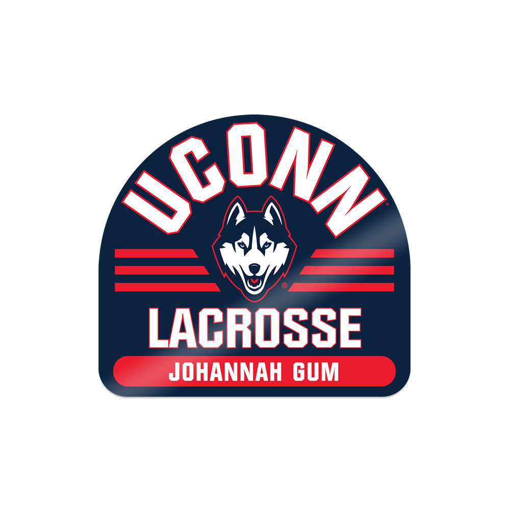 UConn - NCAA Women's Lacrosse : Johannah Gum - Sticker-0