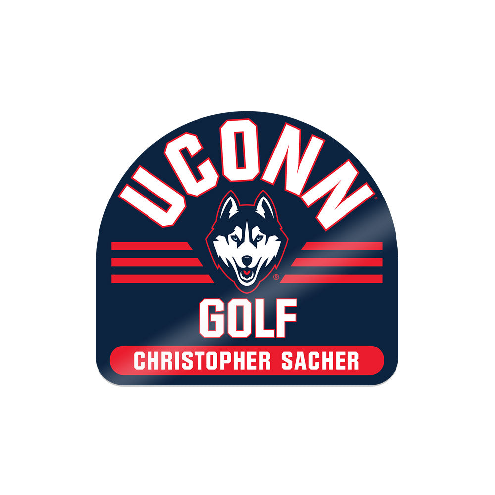 UConn - NCAA Men's Golf : Christopher Sacher - Sticker-0