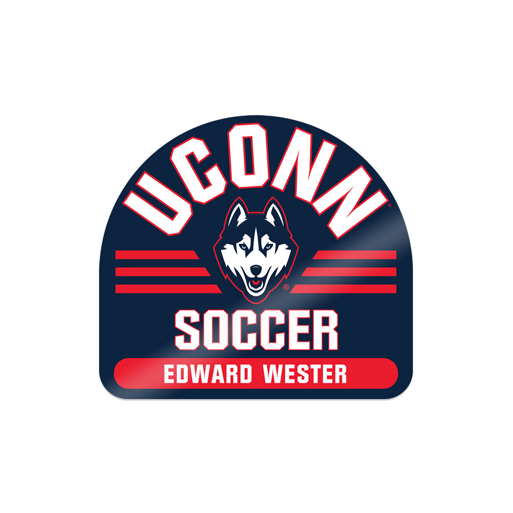 UConn - NCAA Men's Soccer : Edward Wester - Sticker-0