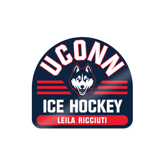 UConn - NCAA Women's Ice Hockey : Leila Ricciuti - Sticker-0