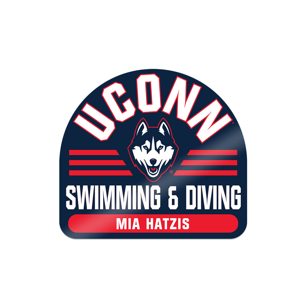 UConn - NCAA Women's Swimming & Diving : Mia Hatzis - Sticker-0