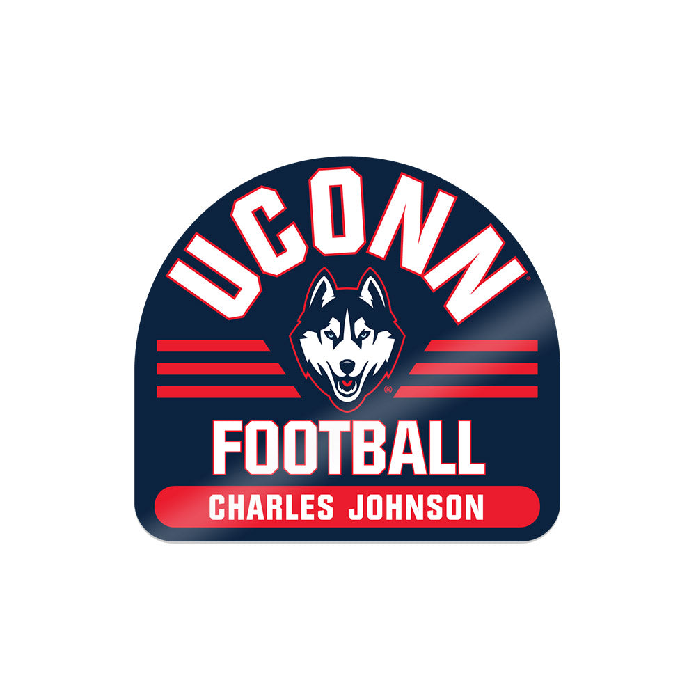 UConn - NCAA Football : Charles Johnson - Sticker-0
