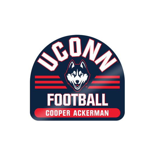 UConn - NCAA Football : Cooper Ackerman - Sticker-0