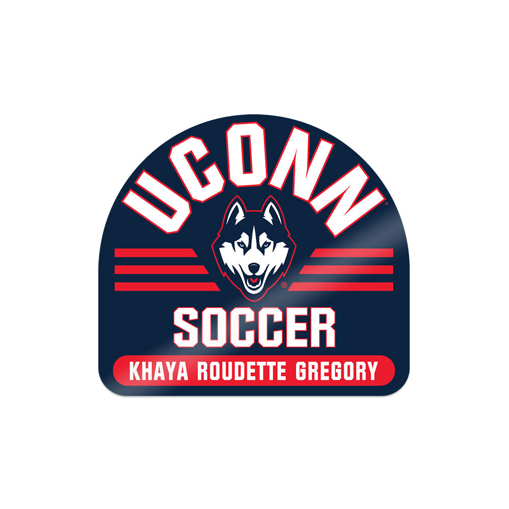 UConn - NCAA Men's Soccer : Khaya Roudette Gregory - Sticker-0
