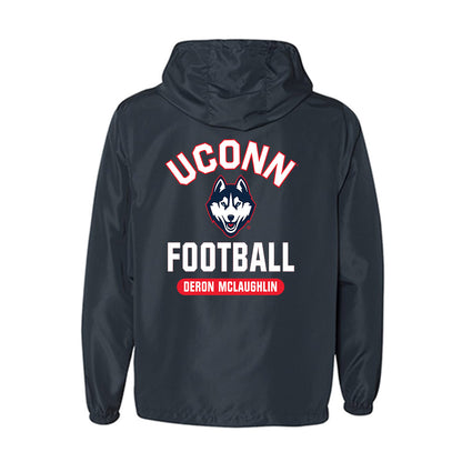 UConn - NCAA Football : Deron McLaughlin - Windbreaker