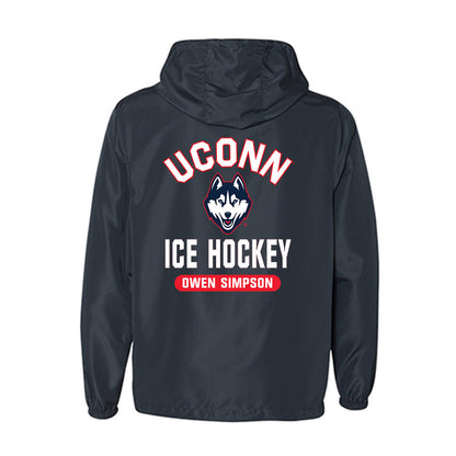 UConn - NCAA Men's Ice Hockey : Owen Simpson - Windbreaker