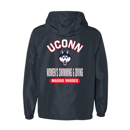 UConn - NCAA Women's Swimming & Diving : Maggie Rhodes - Windbreaker-1