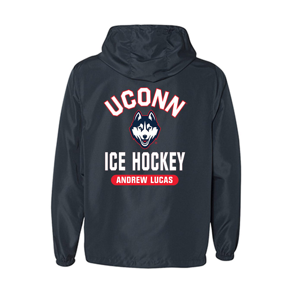 UConn - NCAA Men's Ice Hockey : Andrew Lucas - Windbreaker