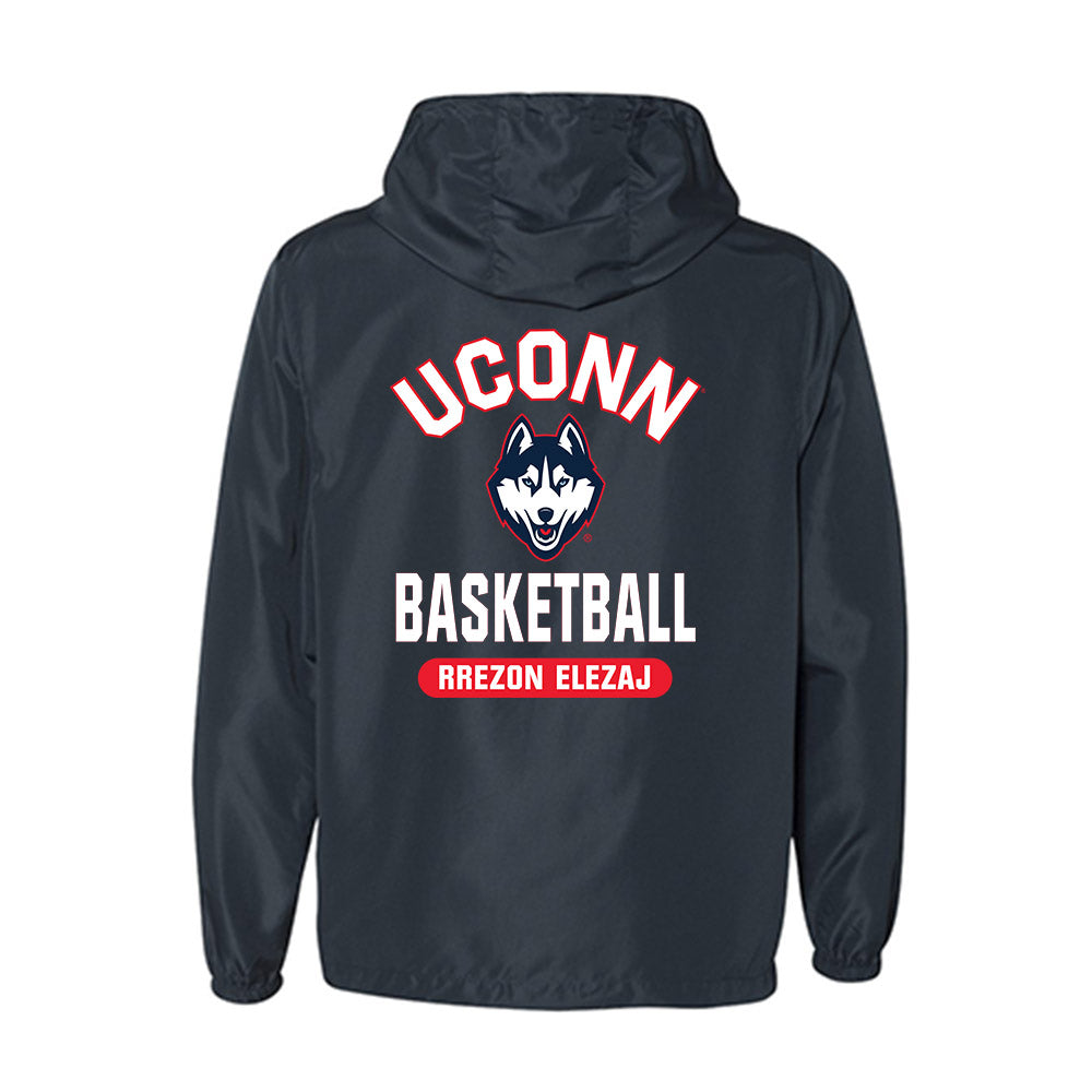 UConn - NCAA Men's Basketball : Rrezon Elezaj - Windbreaker-1