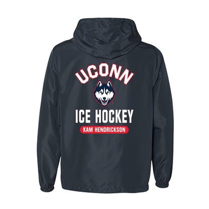 UConn - NCAA Men's Ice Hockey : Kam Hendrickson - Windbreaker-1