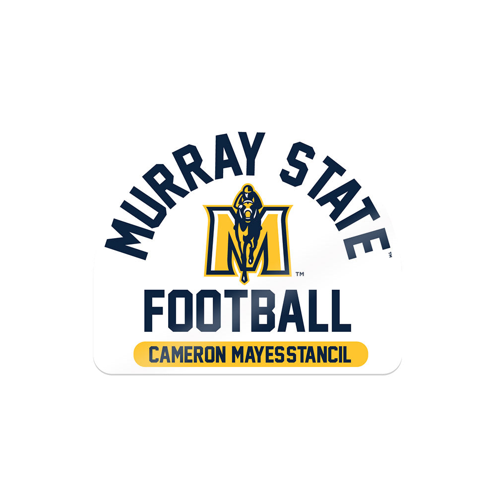 Murray State - NCAA Football : Cameron Mayes-Stancil - Sticker-0