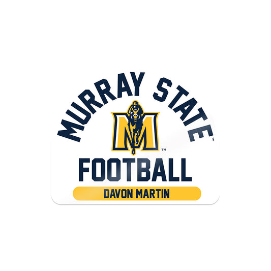 Murray State - NCAA Football : Davon Martin - Sticker-0