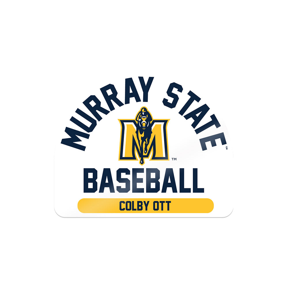Murray State - NCAA Baseball : Colby Ott - Sticker-0