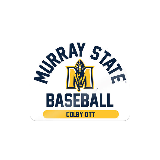 Murray State - NCAA Baseball : Colby Ott - Sticker-0