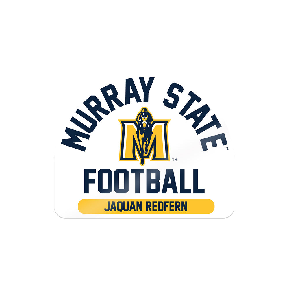 Murray State - NCAA Football : Jaquan Redfern - Sticker-0