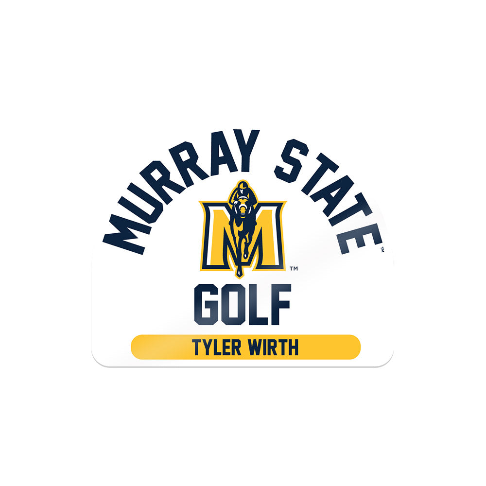 Murray State - NCAA Men's Golf : Tyler Wirth - Sticker-0