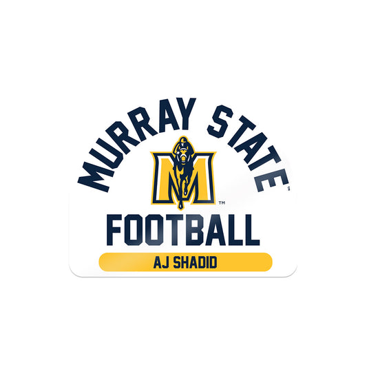 Murray State - NCAA Football : AJ Shadid - Sticker-0