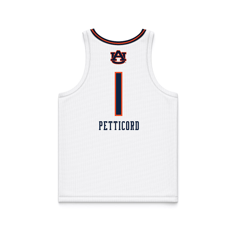 Auburn - NCAA Women's Basketball : Mya Petticord - White Basketball Jersey-1