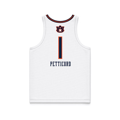 Auburn - NCAA Women's Basketball : Mya Petticord - White Basketball Jersey-1