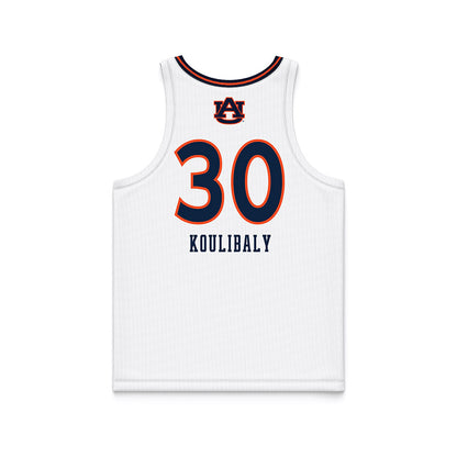 Auburn - NCAA Women's Basketball : Clara Koulibaly - White Basketball Jersey-1