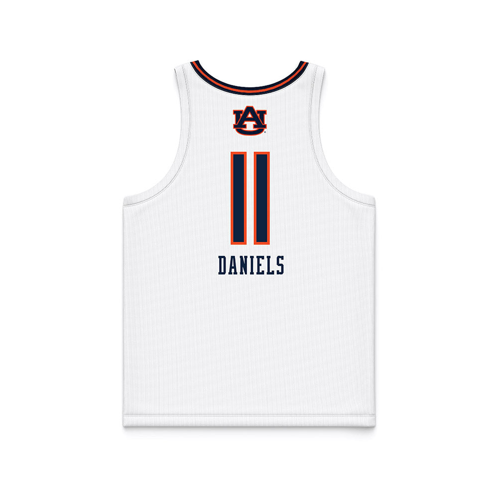 Auburn - NCAA Women's Basketball : Syriah Daniels - White Basketball Jersey