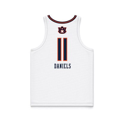 Auburn - NCAA Women's Basketball : Syriah Daniels - White Basketball Jersey