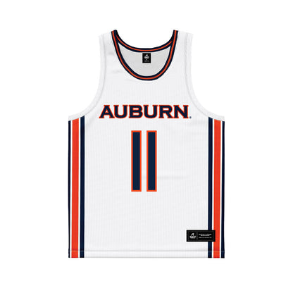 Auburn - NCAA Women's Basketball : Syriah Daniels - White Basketball Jersey