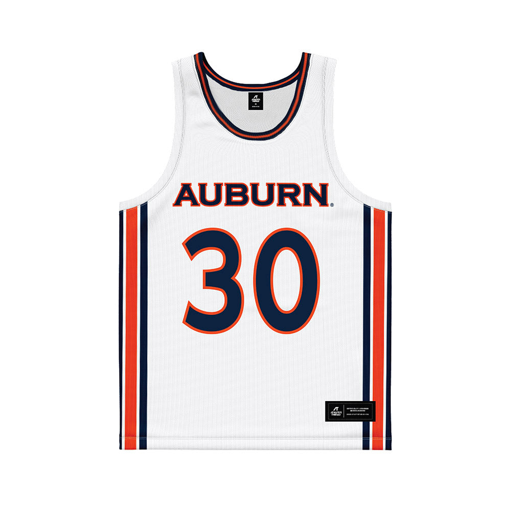 Auburn - NCAA Women's Basketball : Clara Koulibaly - White Basketball Jersey-0