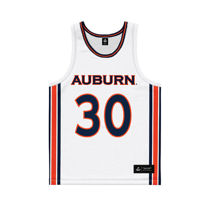 Auburn - NCAA Women's Basketball : Clara Koulibaly - White Basketball Jersey-0