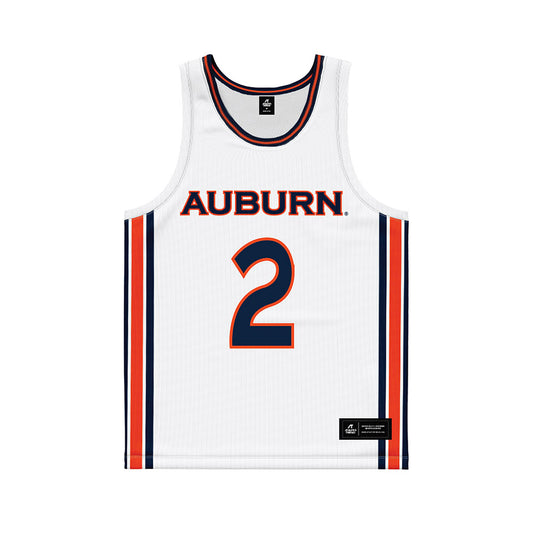Auburn - NCAA Women's Basketball : Jamia Harris - White Basketball Jersey-0