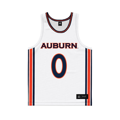 Auburn - NCAA Women's Basketball : Angena Belloso - White Basketball Jersey-0
