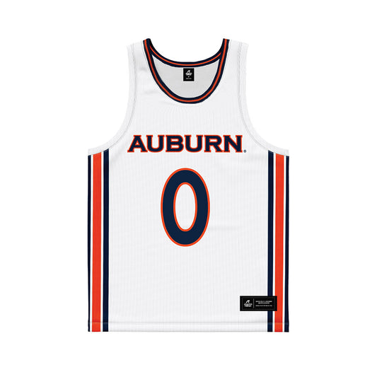 Auburn - NCAA Women's Basketball : Angena Belloso - White Basketball Jersey-0