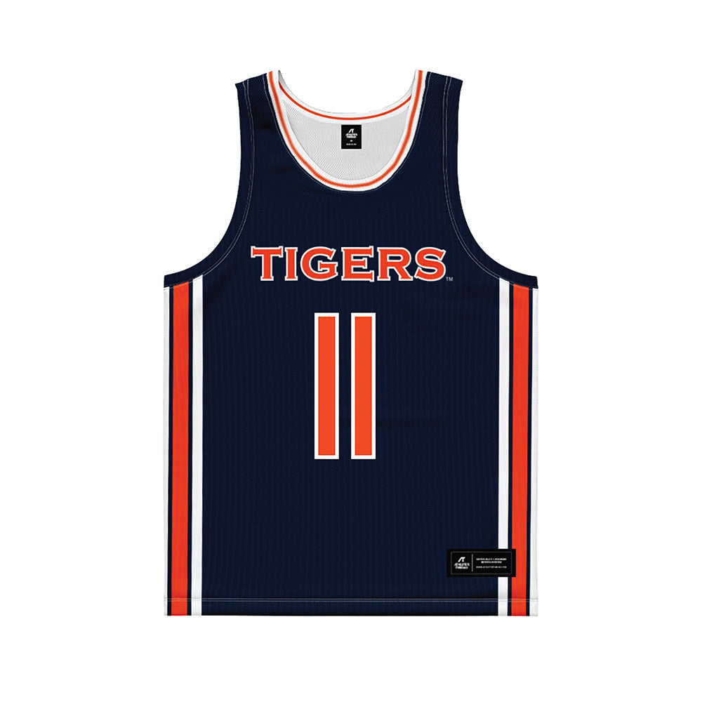 Auburn - NCAA Women's Basketball : Syriah Daniels - Blue Basketball Jersey