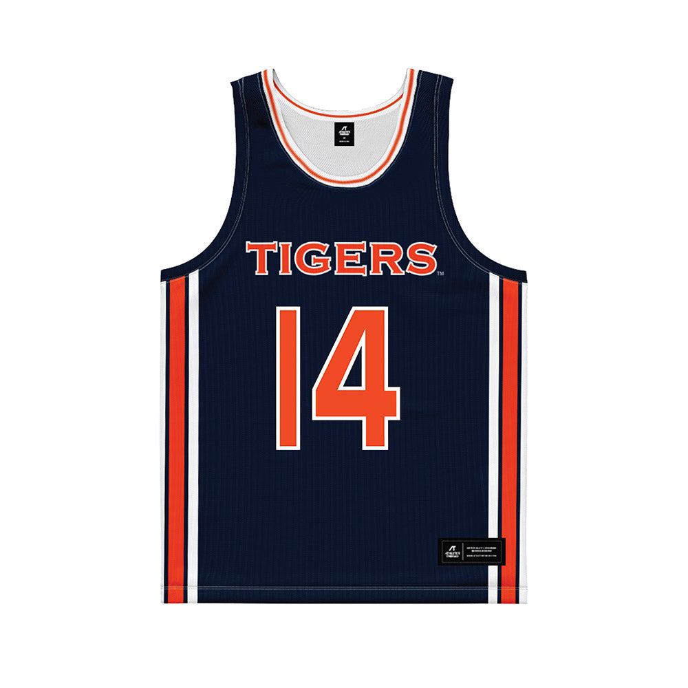 Auburn - NCAA Women's Basketball : Taylen Collins - Blue Basketball Jersey