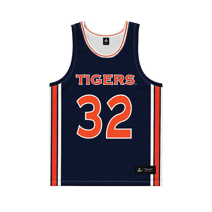 Auburn - NCAA Women's Basketball : Timya Thurman - Blue Basketball Jersey