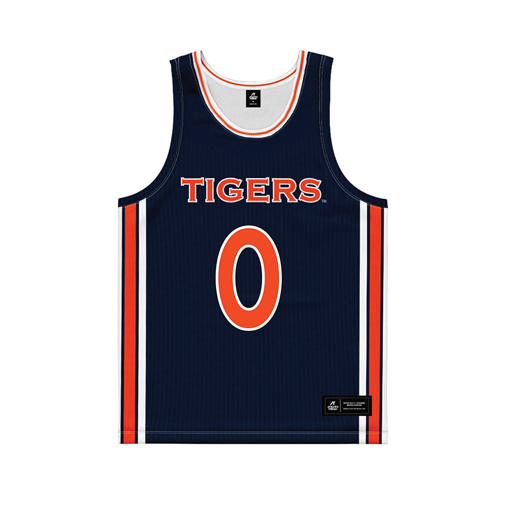 Auburn - NCAA Women's Basketball : Angena Belloso - Blue Basketball Jersey-0