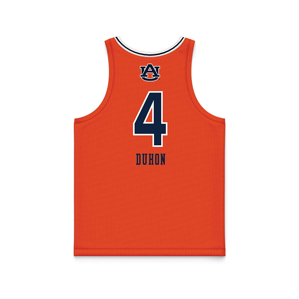 Auburn - NCAA Women's Basketball : Kaitlyn Duhon - Orange Basketball Jersey