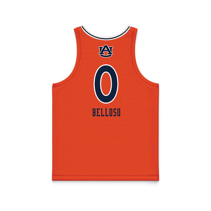 Auburn - NCAA Women's Basketball : Angena Belloso - Orange Basketball Jersey-1