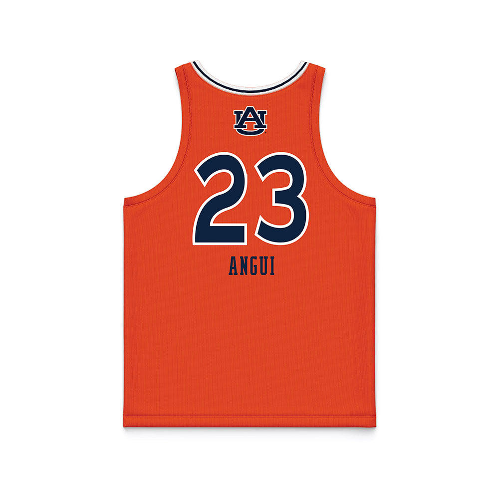 Auburn - NCAA Women's Basketball : Arek Angui - Orange Basketball Jersey-1