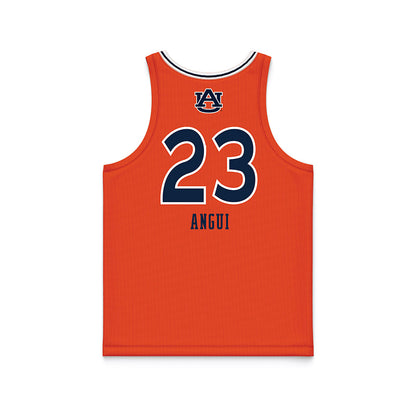 Auburn - NCAA Women's Basketball : Arek Angui - Orange Basketball Jersey-1