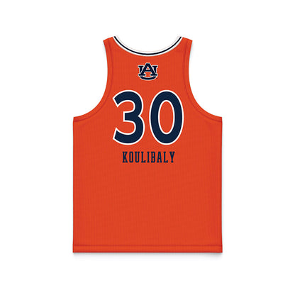 Auburn - NCAA Women's Basketball : Clara Koulibaly - Orange Basketball Jersey-1