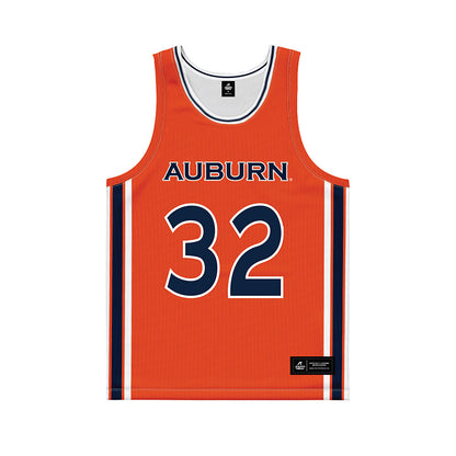 Auburn - NCAA Women's Basketball : Timya Thurman - Orange Basketball Jersey