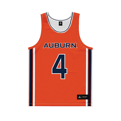 Auburn - NCAA Women's Basketball : Kaitlyn Duhon - Orange Basketball Jersey