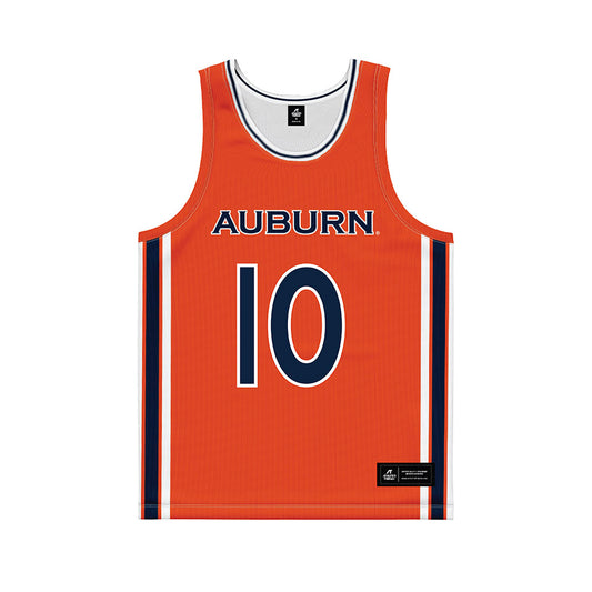Auburn - NCAA Women's Basketball : Sania Richardson - Orange Basketball Jersey-0