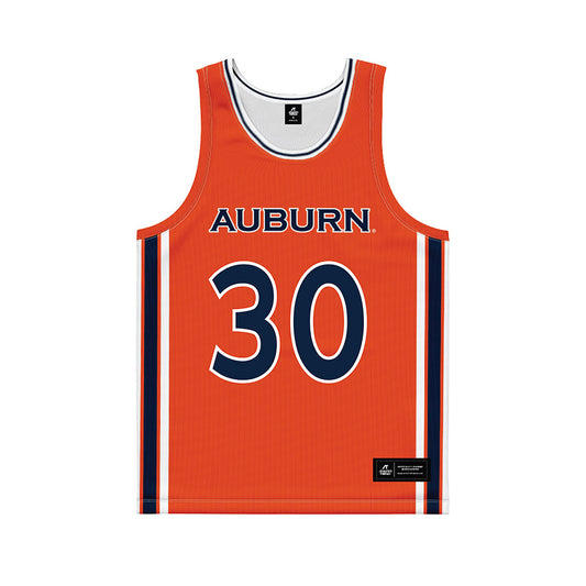 Auburn - NCAA Women's Basketball : Clara Koulibaly - Orange Basketball Jersey-0