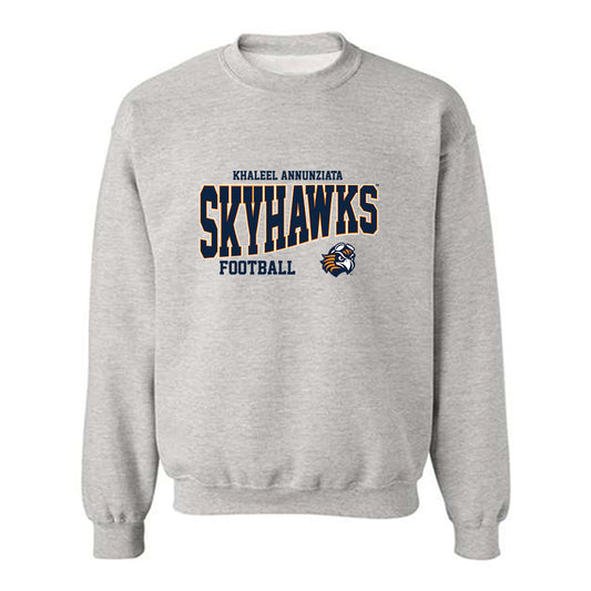 UT Martin - NCAA Football : Khaleel Annunziata - Classic Fashion Shersey Crewneck Sweatshirt-0